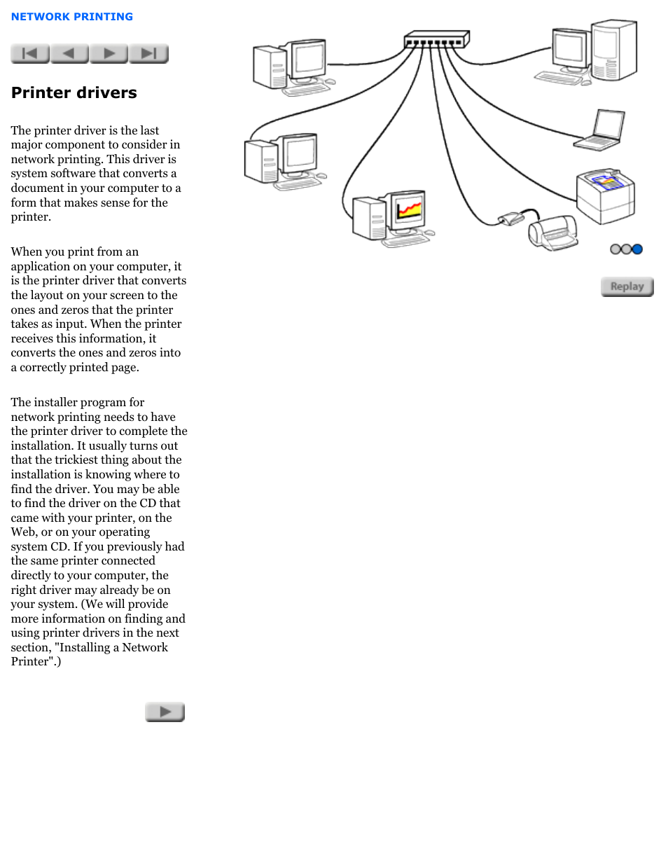 Network basics, Printer drivers | HP Jetdirect 250m Print Server series User Manual | Page 36 / 181