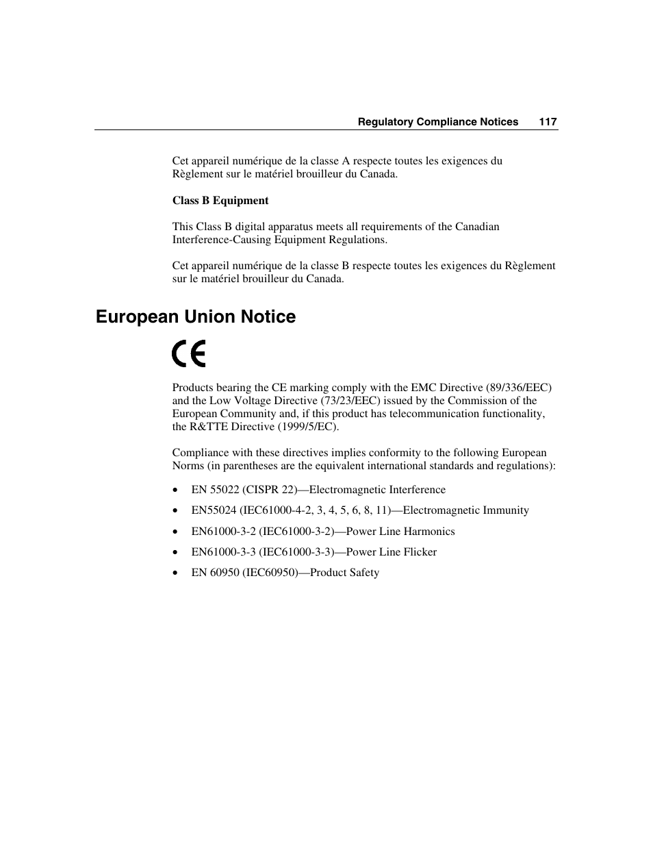 European union notice | HP ProLiant DL560 Server User Manual | Page 117 / 136