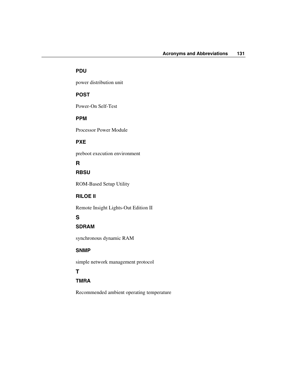 HP ProLiant DL560 Server User Manual | Page 131 / 136