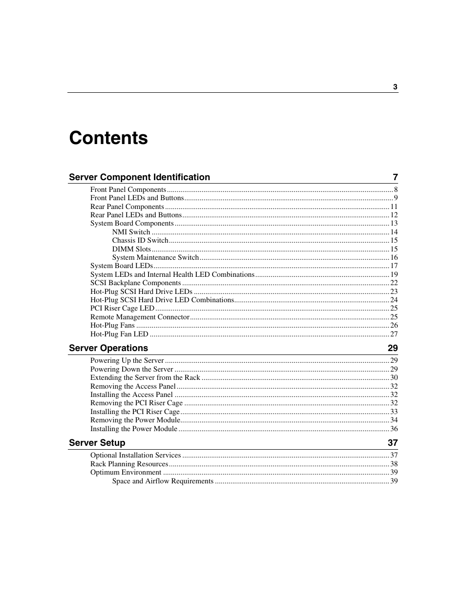 HP ProLiant DL560 Server User Manual | Page 3 / 136