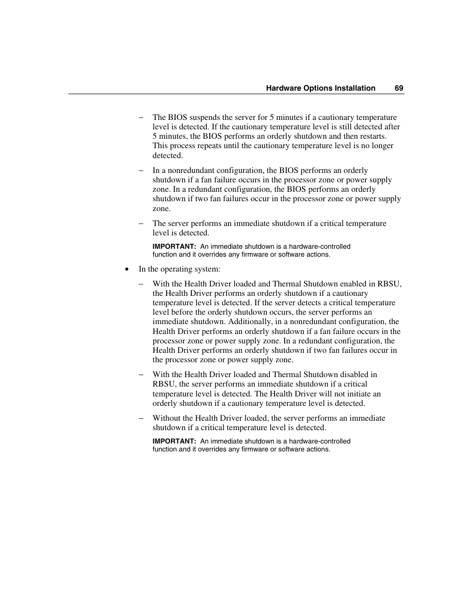 HP ProLiant DL560 Server User Manual | Page 69 / 136