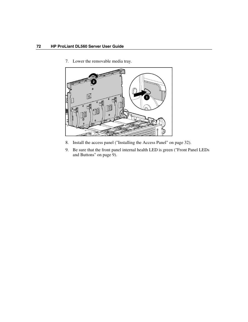 HP ProLiant DL560 Server User Manual | Page 72 / 136