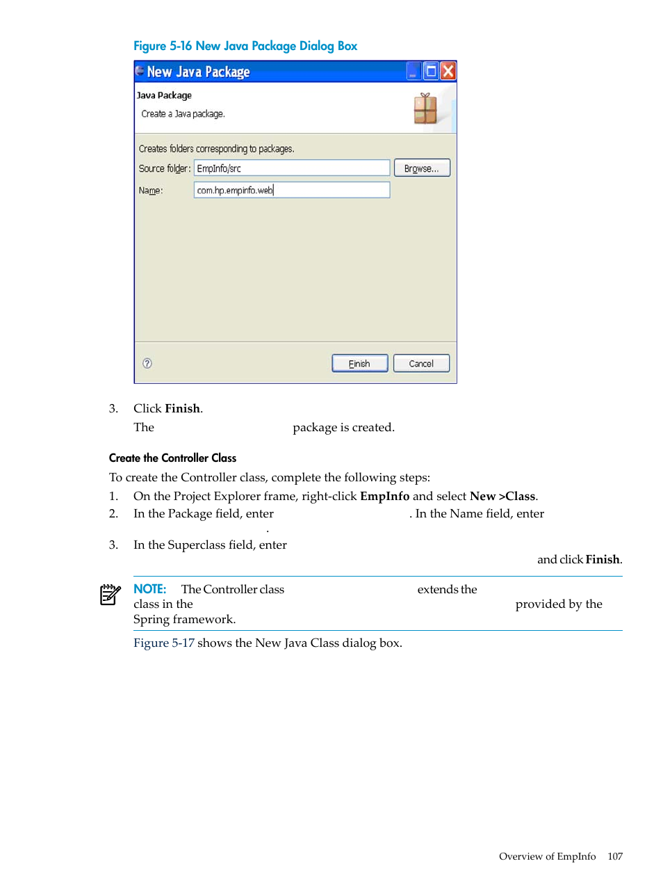 Create the controller class | HP Integrity NonStop H-Series User Manual | Page 107 / 492