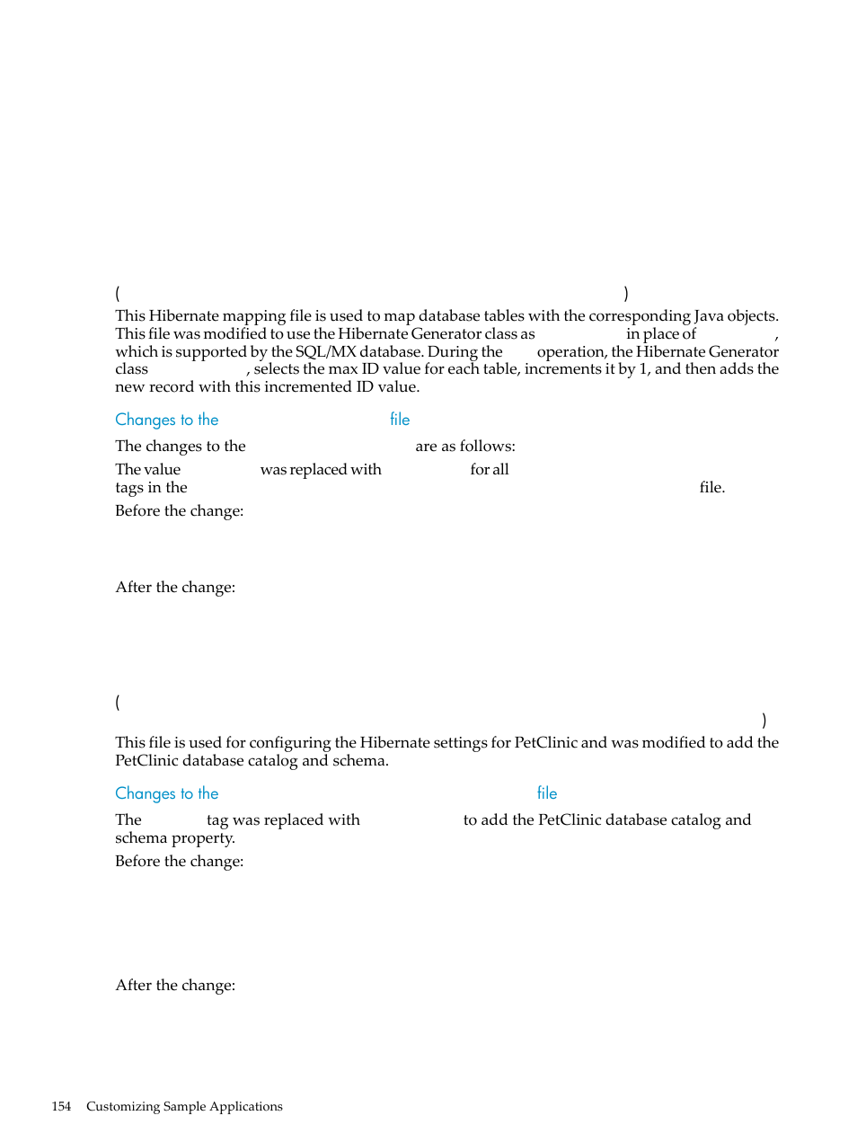 Petclinic.hbm.xml, Applicationcontext-hibernate.xml, Petclinic.hbm.xml applicationcontext-hibernate.xml | HP Integrity NonStop H-Series User Manual | Page 154 / 492