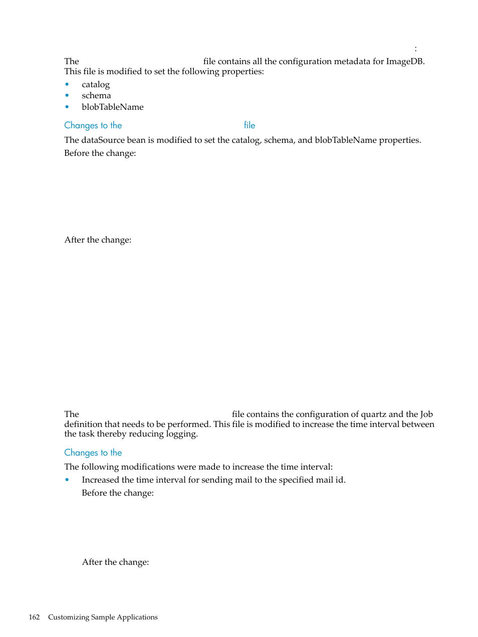 Applicationcontext.xml, Schedulingcontext-quartz.xml | HP Integrity NonStop H-Series User Manual | Page 162 / 492