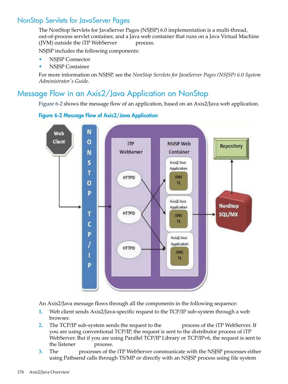 Nonstop servlets for javaserver pages | HP Integrity NonStop H-Series User Manual | Page 176 / 492
