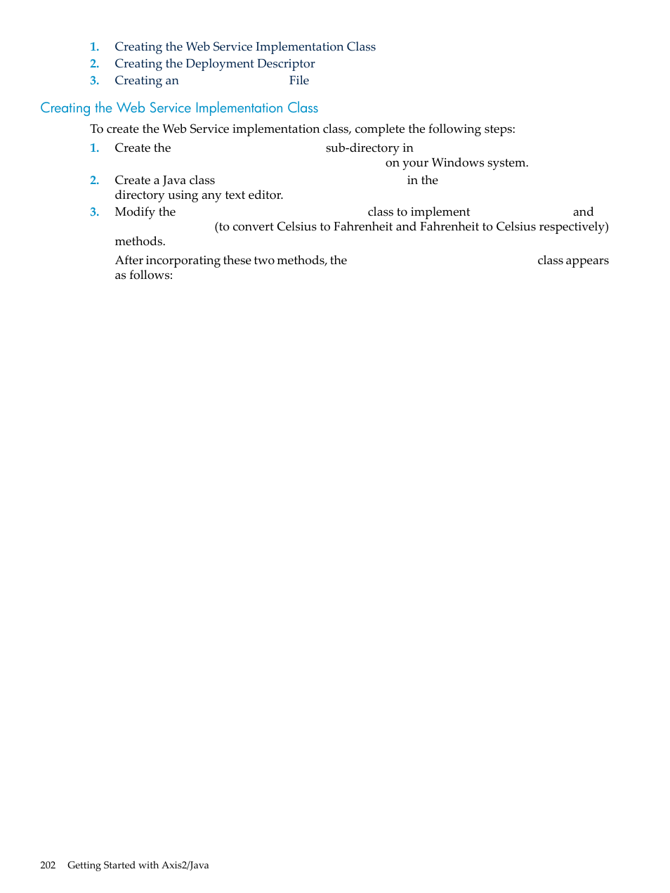 Creating the web service implementation class | HP Integrity NonStop H-Series User Manual | Page 202 / 492