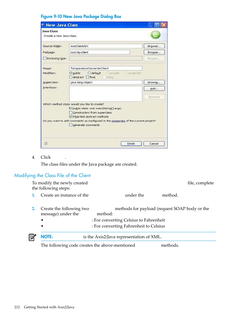 Modifying the class file of the client | HP Integrity NonStop H-Series User Manual | Page 212 / 492