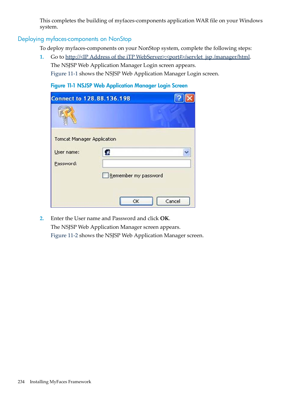 Deploying myfaces-components on nonstop | HP Integrity NonStop H-Series User Manual | Page 234 / 492