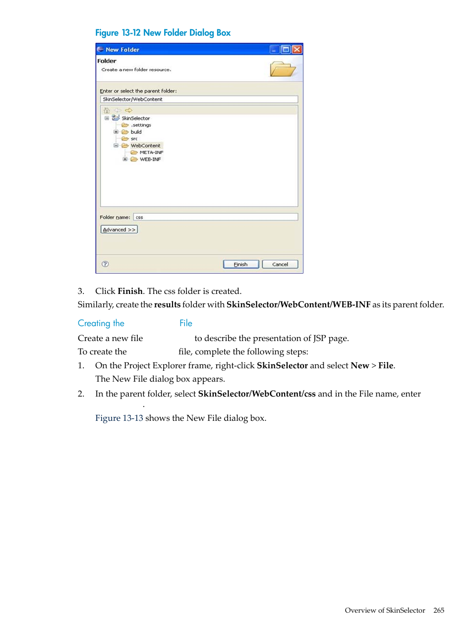 Creating the style.css file, Creating the, Style.css | File, Figure 13-12 | HP Integrity NonStop H-Series User Manual | Page 265 / 492