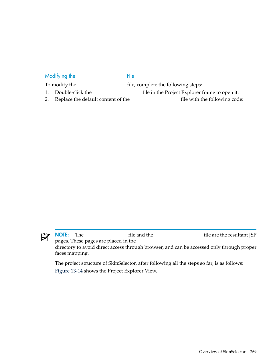 Modifying the show-preview.jsp file, Modifying the, Show-preview.jsp | File | HP Integrity NonStop H-Series User Manual | Page 269 / 492