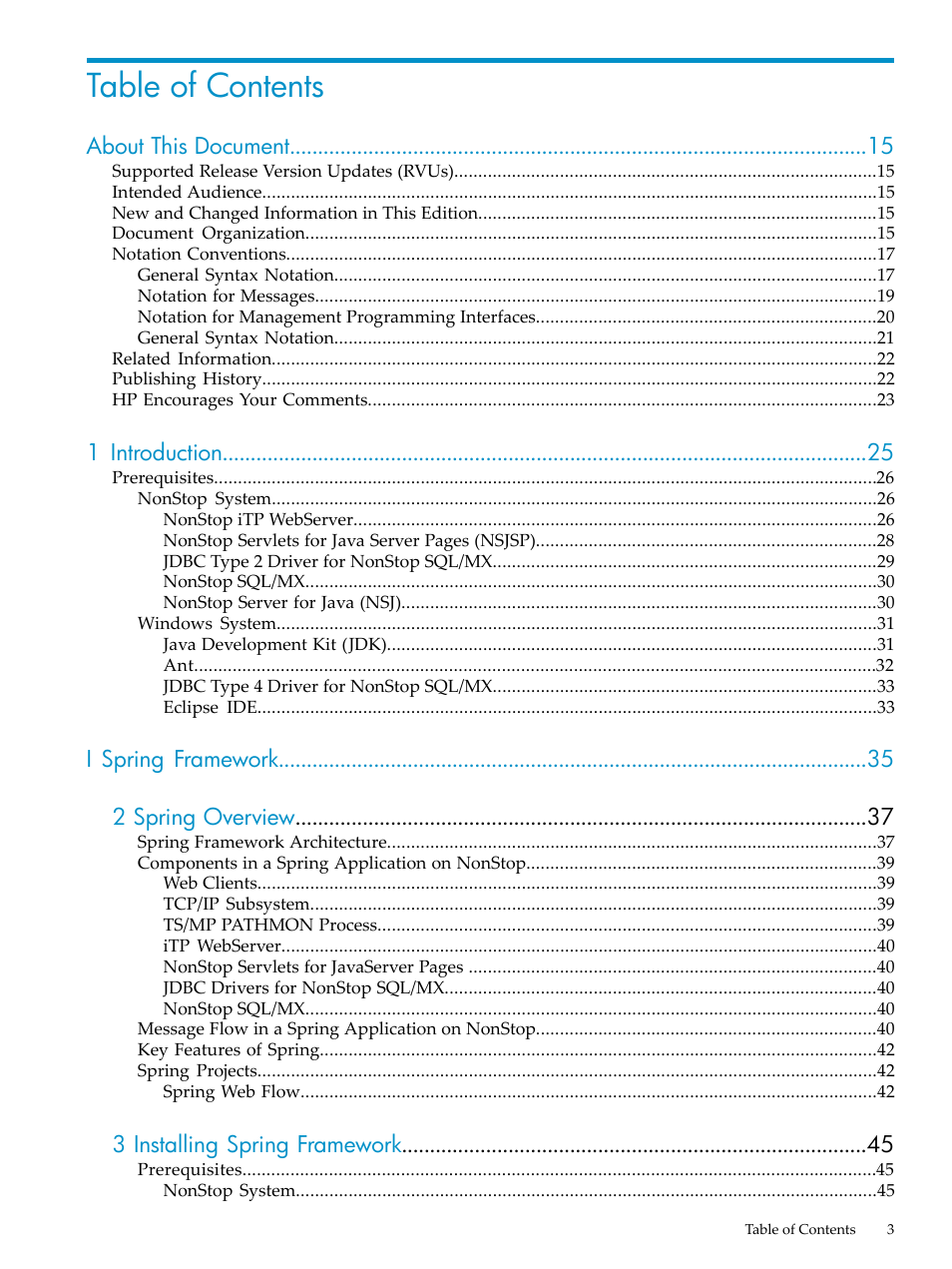 HP Integrity NonStop H-Series User Manual | Page 3 / 492