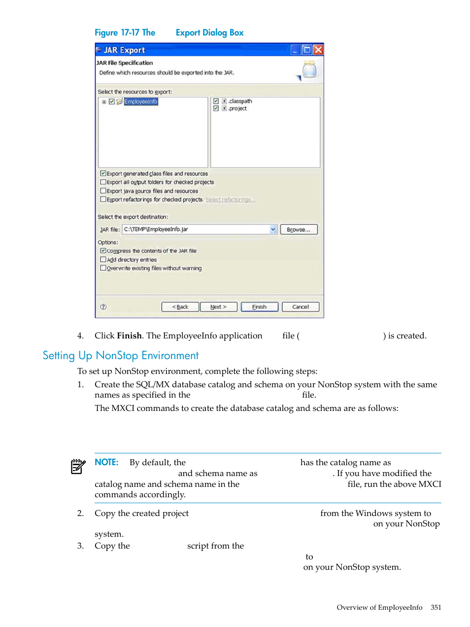 Setting up nonstop environment | HP Integrity NonStop H-Series User Manual | Page 351 / 492