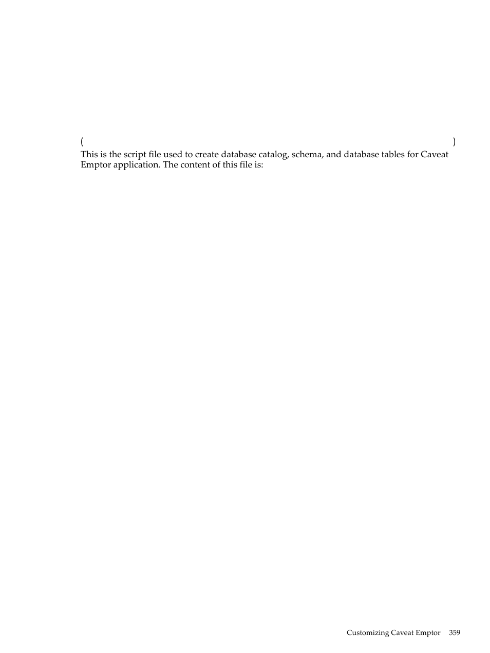 Caveatemptor_script.sql | HP Integrity NonStop H-Series User Manual | Page 359 / 492