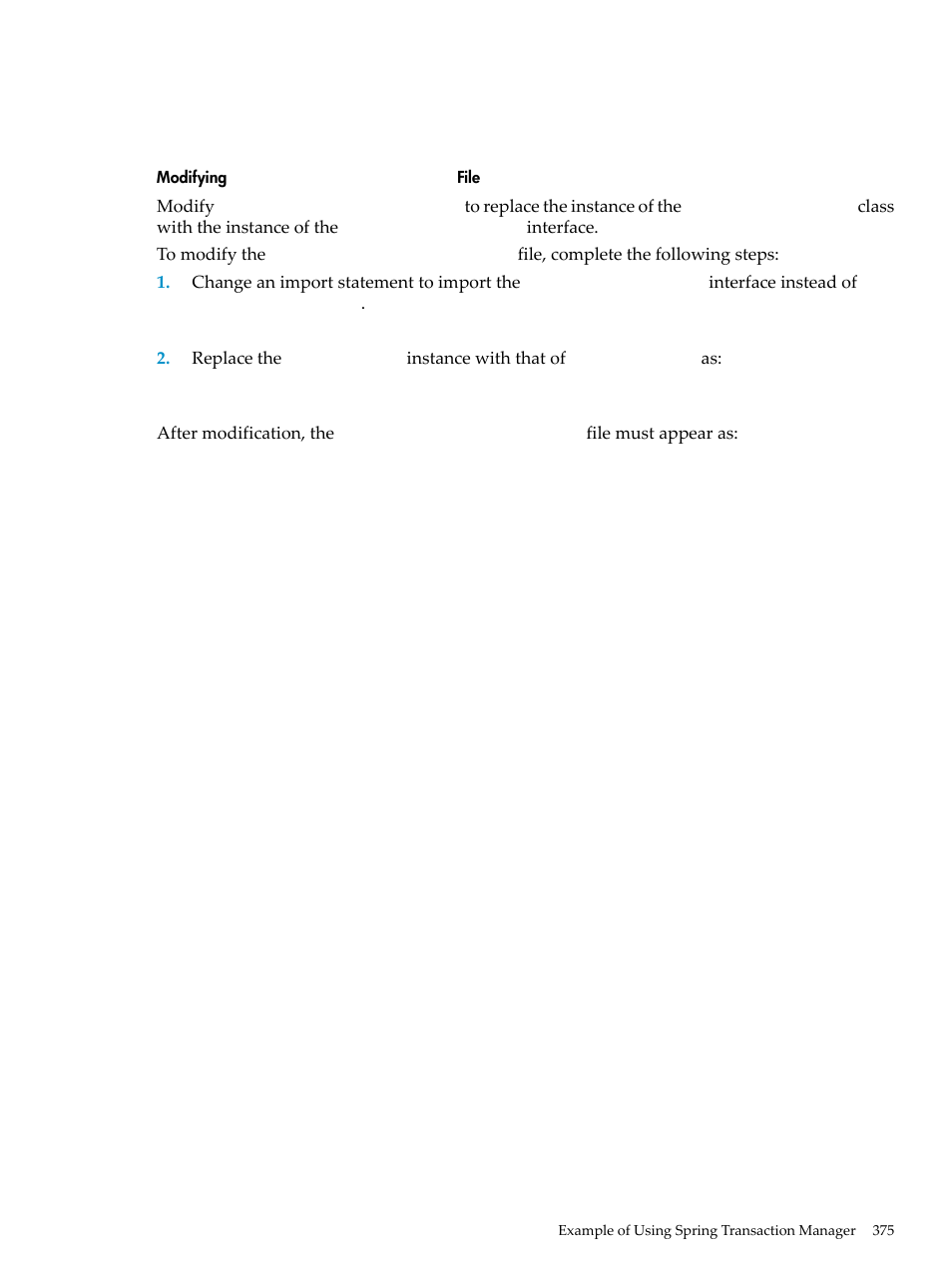 Modifying employeecontroller.java file | HP Integrity NonStop H-Series User Manual | Page 375 / 492