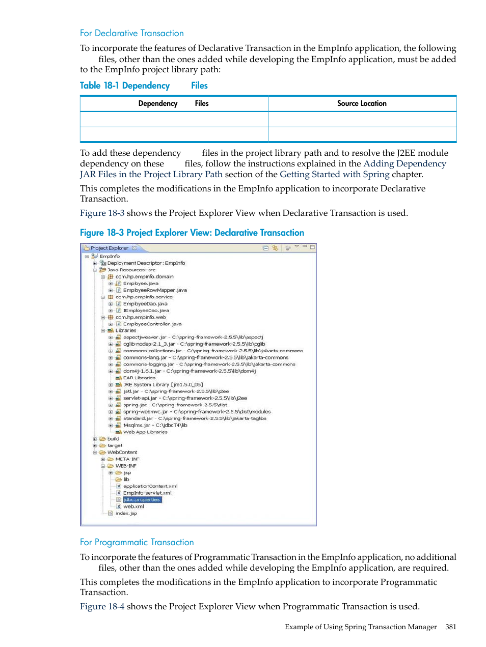 For declarative transaction, For programmatic transaction | HP Integrity NonStop H-Series User Manual | Page 381 / 492