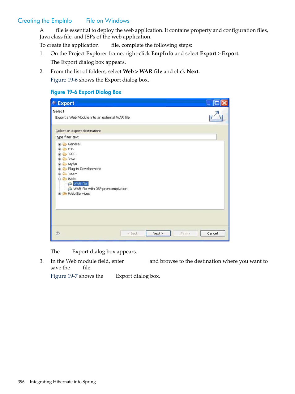 Creating the empinfo war file on windows, Creating the empinfo, File on windows | HP Integrity NonStop H-Series User Manual | Page 396 / 492