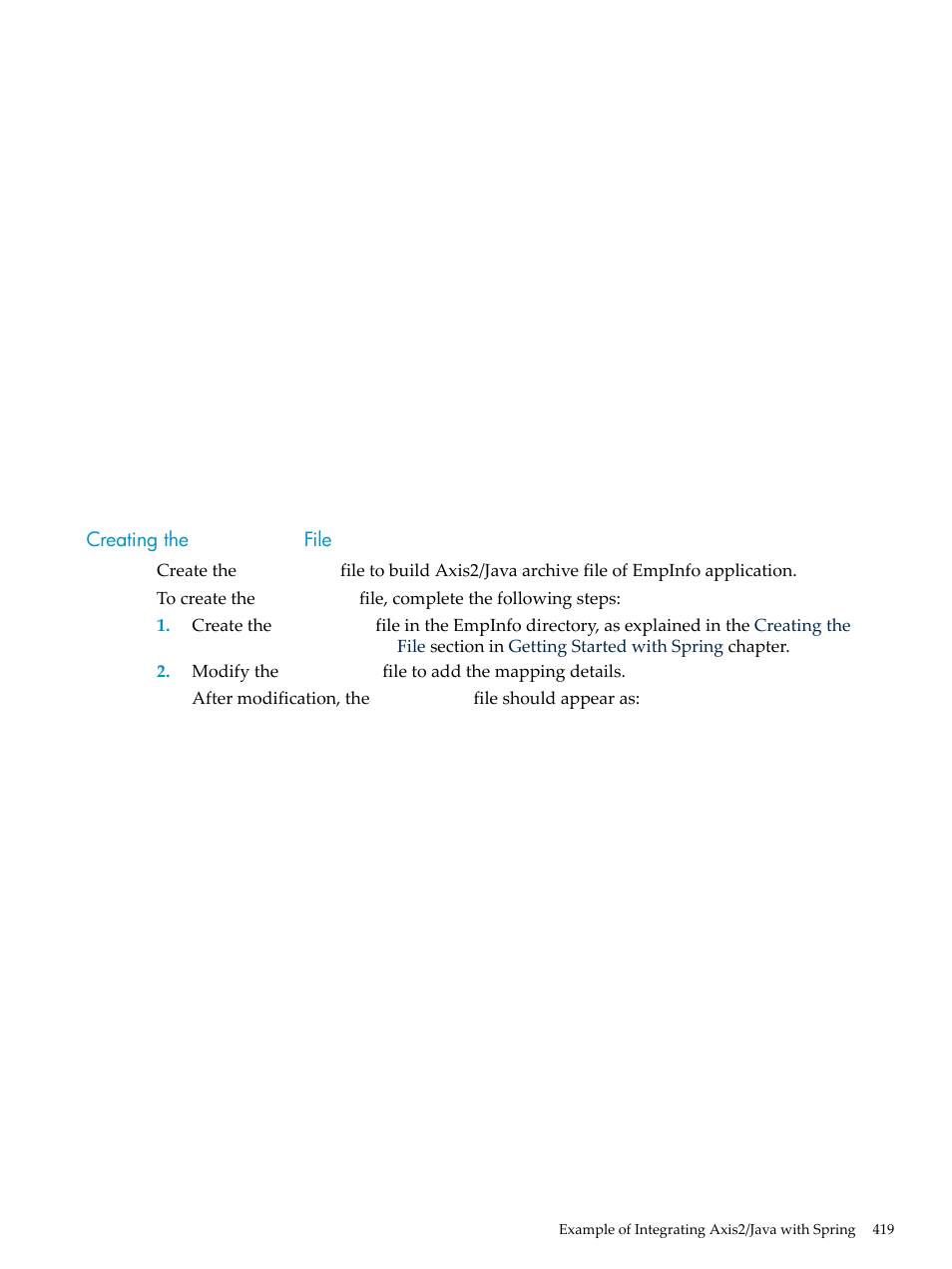 Creating the build.xml file | HP Integrity NonStop H-Series User Manual | Page 419 / 492