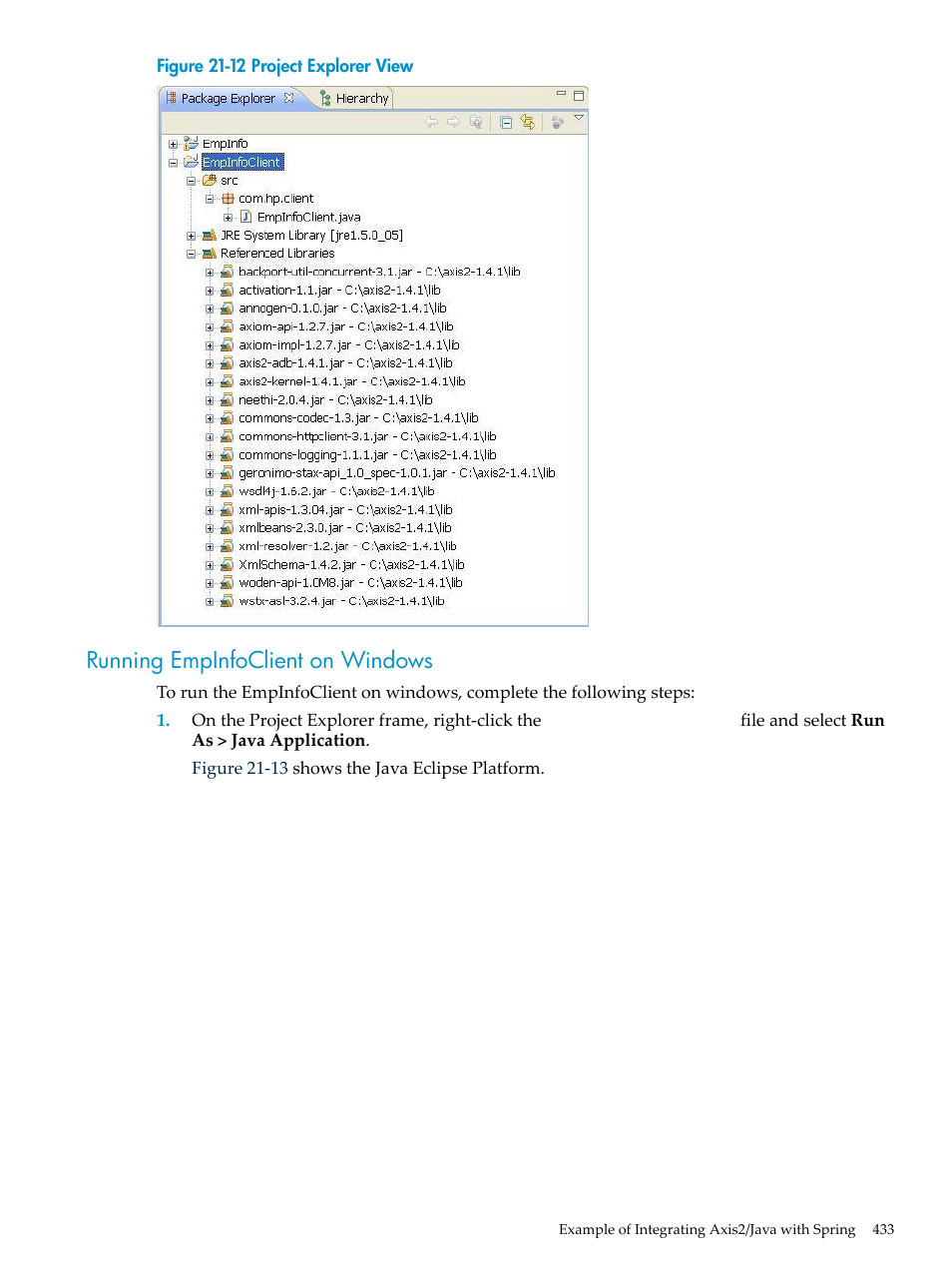 Running empinfoclient on windows, Figure 21-12 | HP Integrity NonStop H-Series User Manual | Page 433 / 492