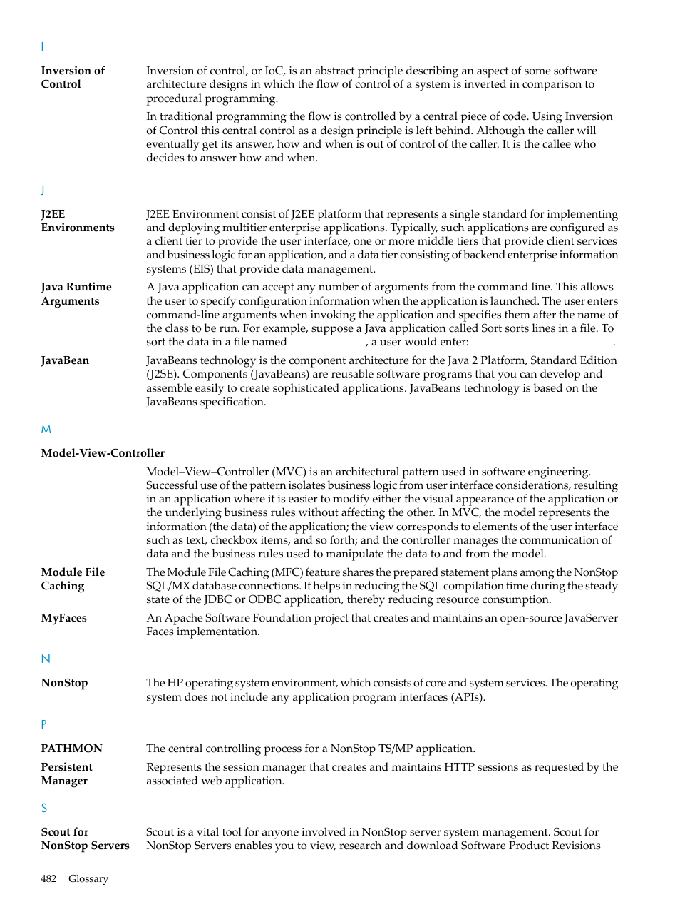 HP Integrity NonStop H-Series User Manual | Page 482 / 492