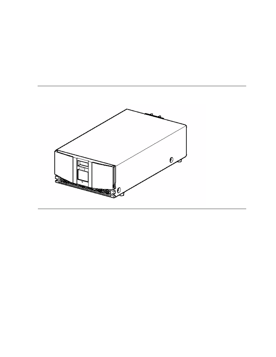 Installation, Figure a-2, Front view of tape drive | HP NonStop G-Series User Manual | Page 71 / 88