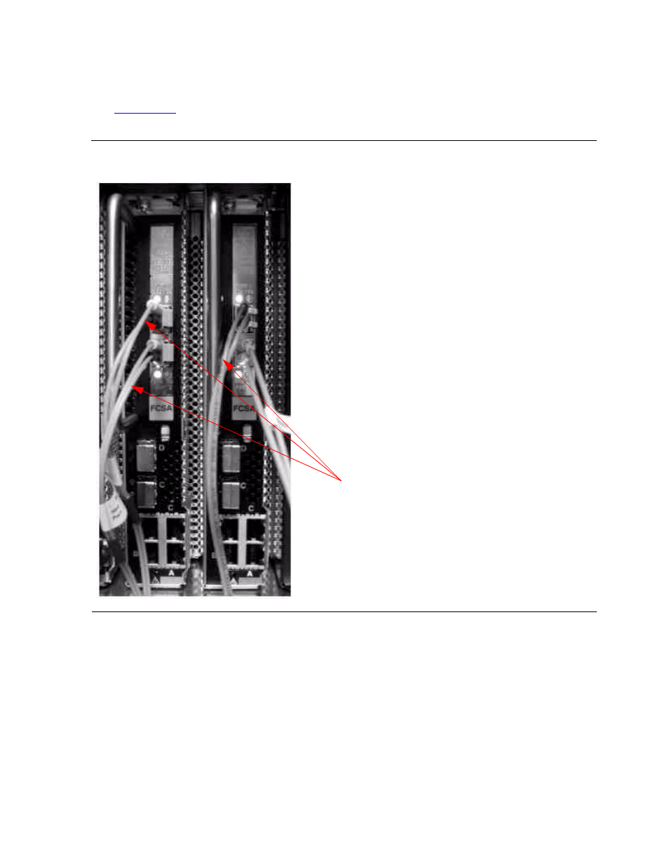 Figure a-5, View of two fcsas at rear of server | HP NonStop G-Series User Manual | Page 74 / 88