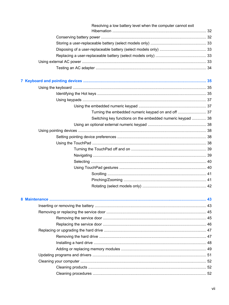 HP EliteBook Revolve 810 G2 Tablet User Manual | Page 7 / 73