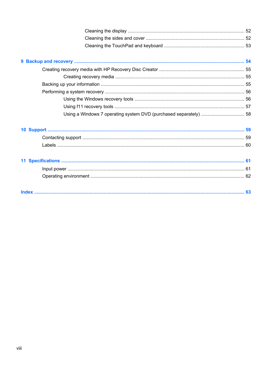 HP EliteBook Revolve 810 G2 Tablet User Manual | Page 8 / 73