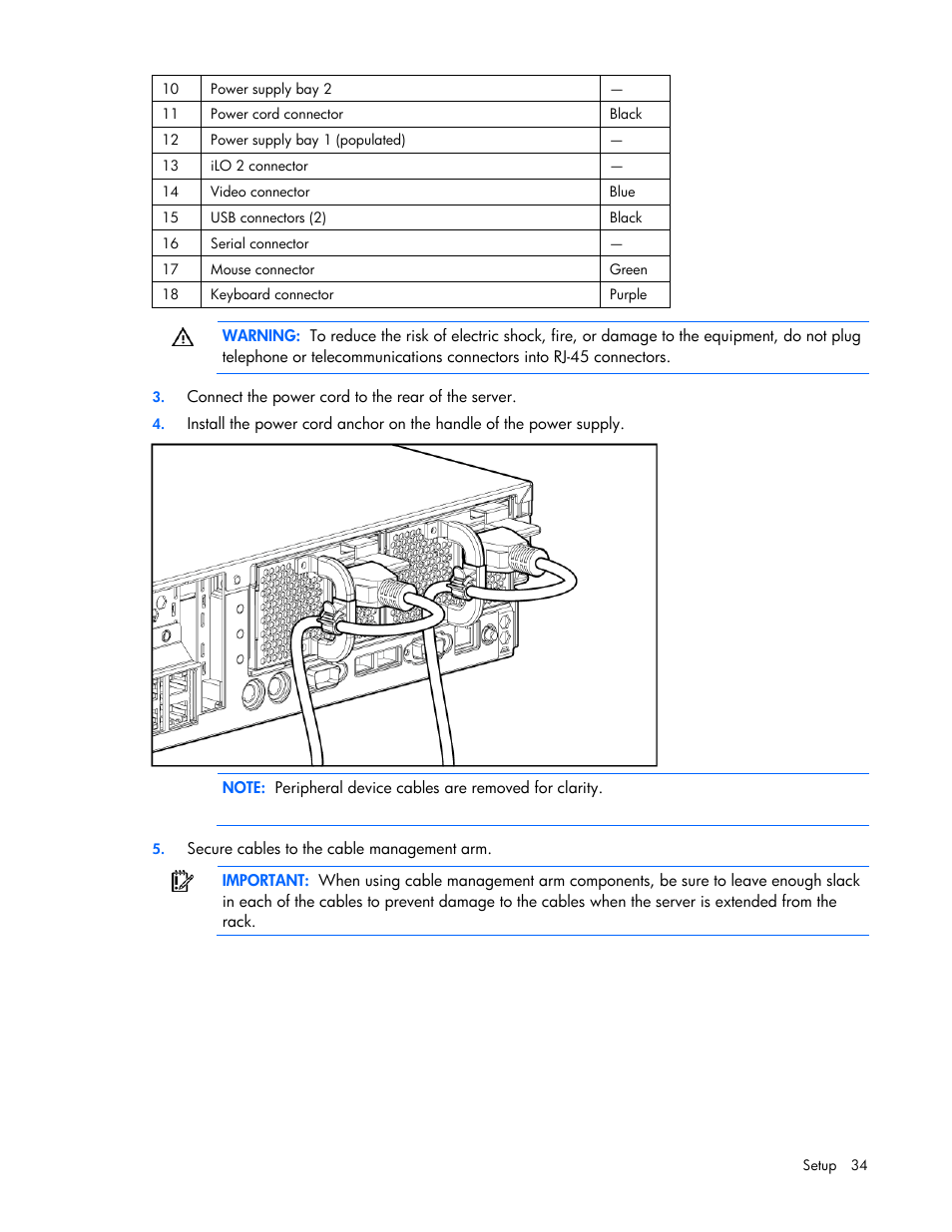 HP ProLiant DL385 G5 Server User Manual | Page 34 / 112