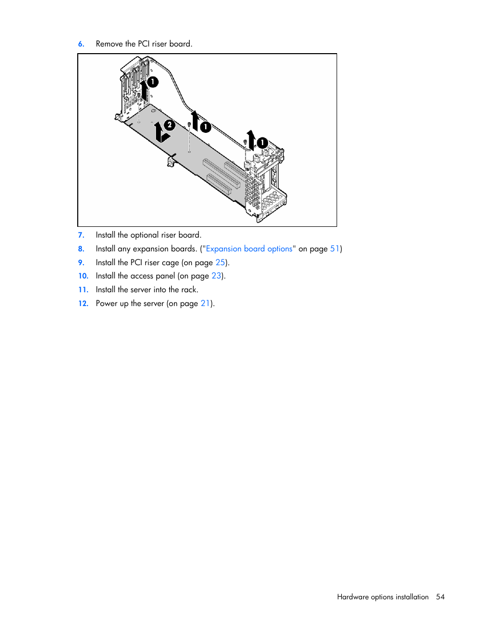 HP ProLiant DL385 G5 Server User Manual | Page 54 / 112