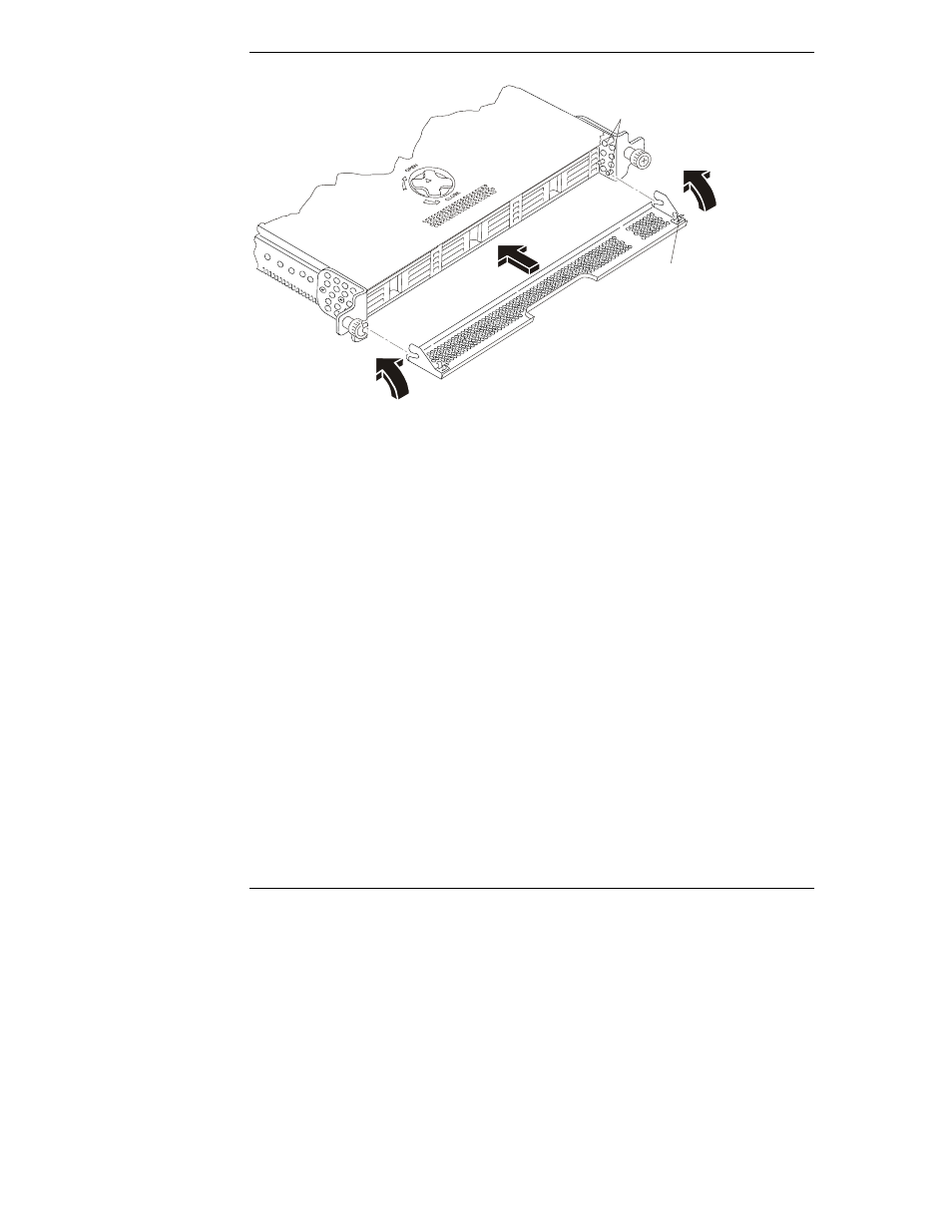 Continuing with the rack installation process | HP Netserver L Server series User Manual | Page 10 / 13