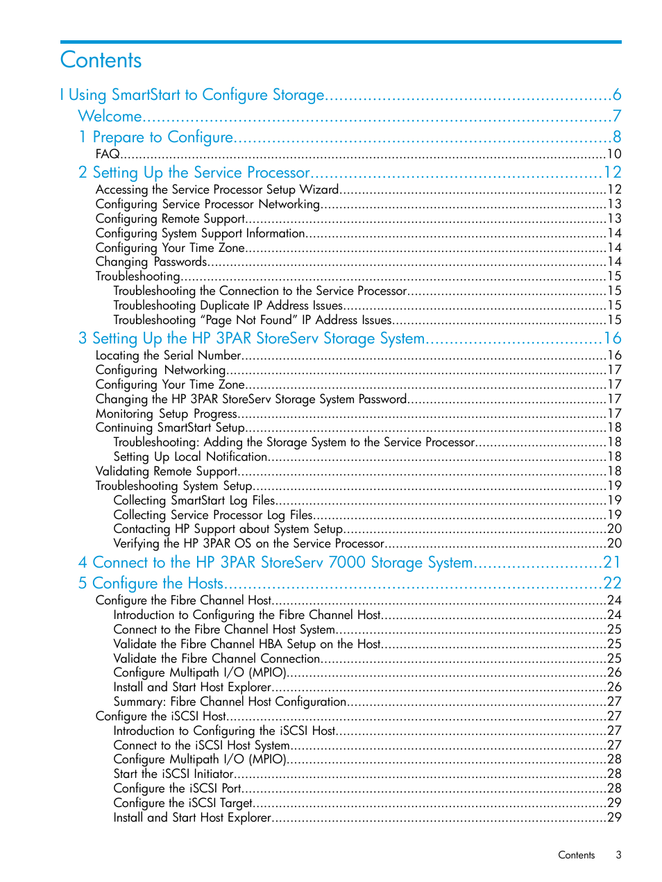 HP 3PAR InForm Operating System Software User Manual | Page 3 / 61