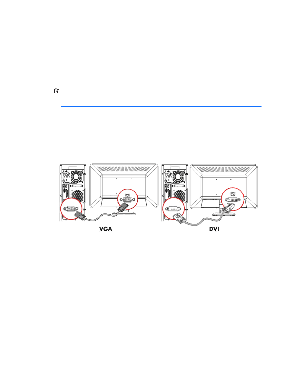 Connecting cables | HP Compaq S2021 20-inch Widescreen LCD Monitor User Manual | Page 16 / 40