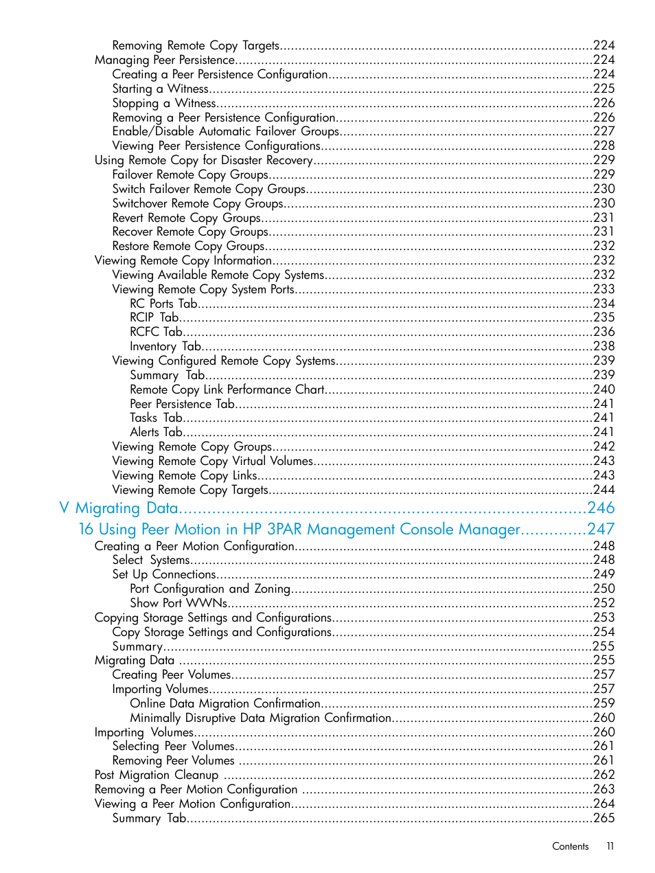 HP 3PAR Operating System Software User Manual | Page 11 / 525