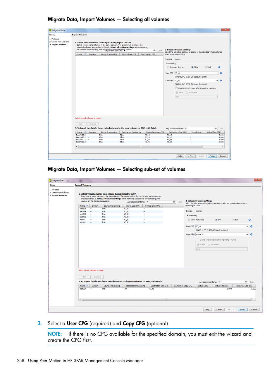 HP 3PAR Operating System Software User Manual | Page 258 / 525