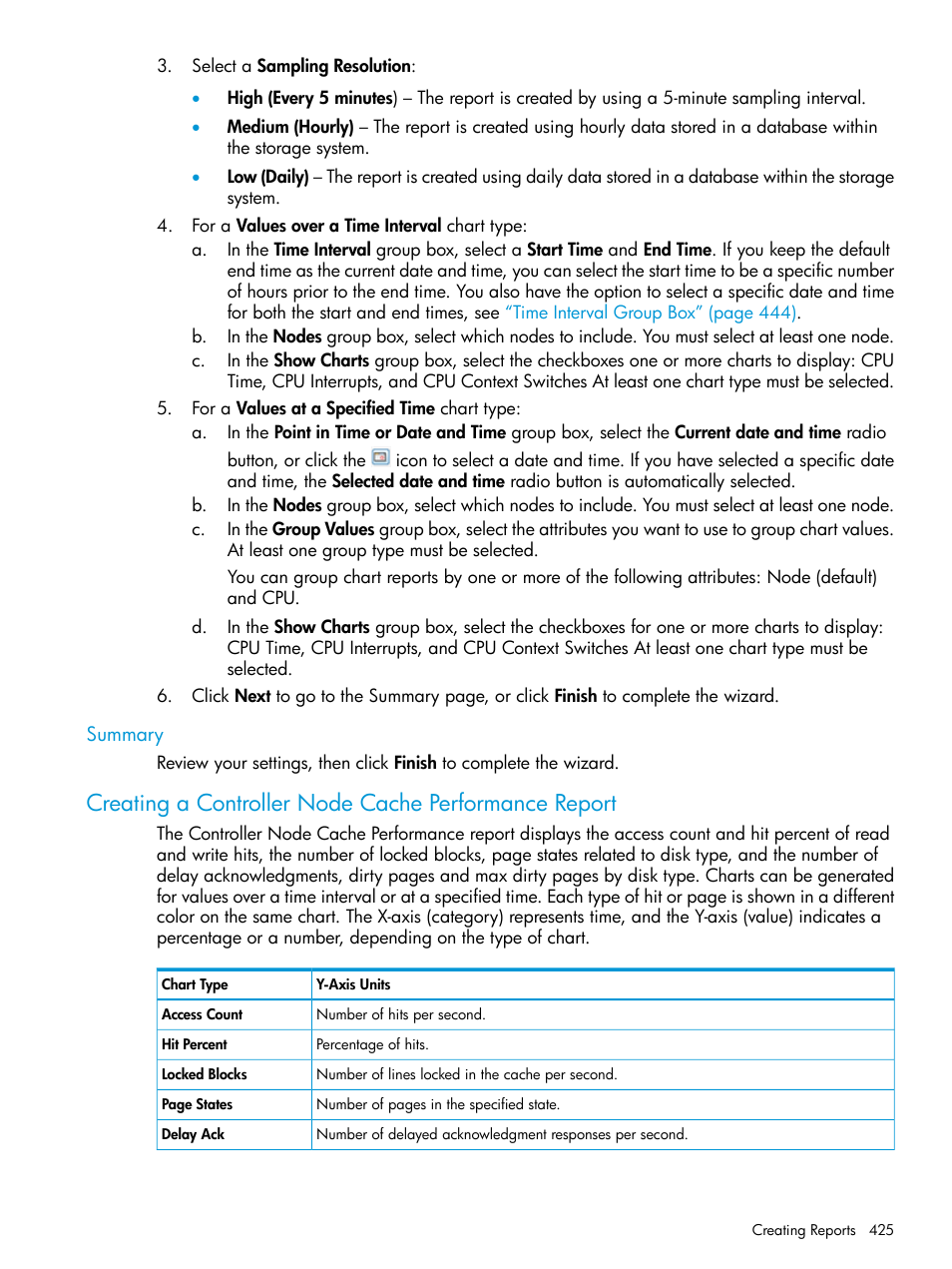 Summary | HP 3PAR Operating System Software User Manual | Page 425 / 525