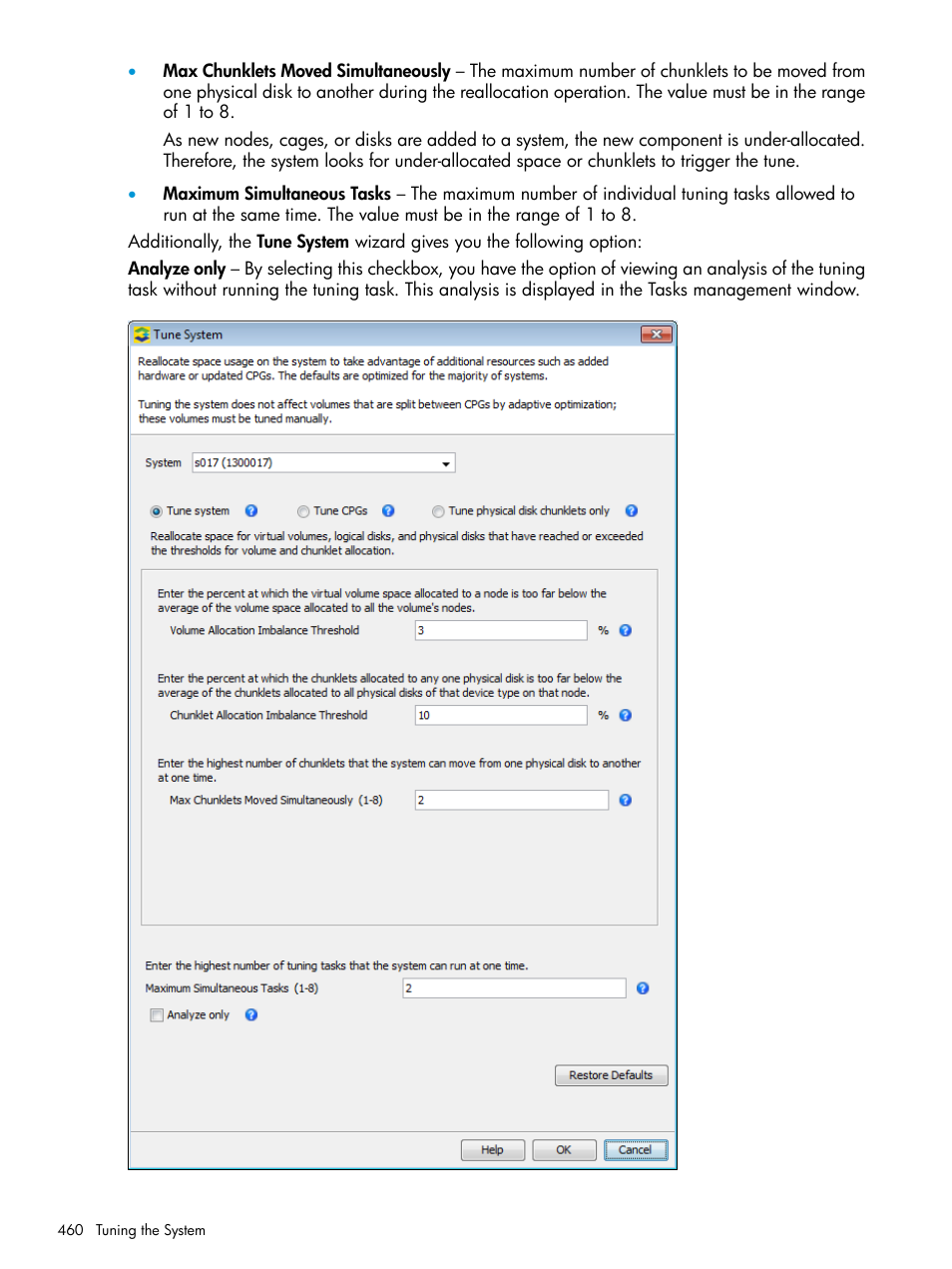 HP 3PAR Operating System Software User Manual | Page 460 / 525