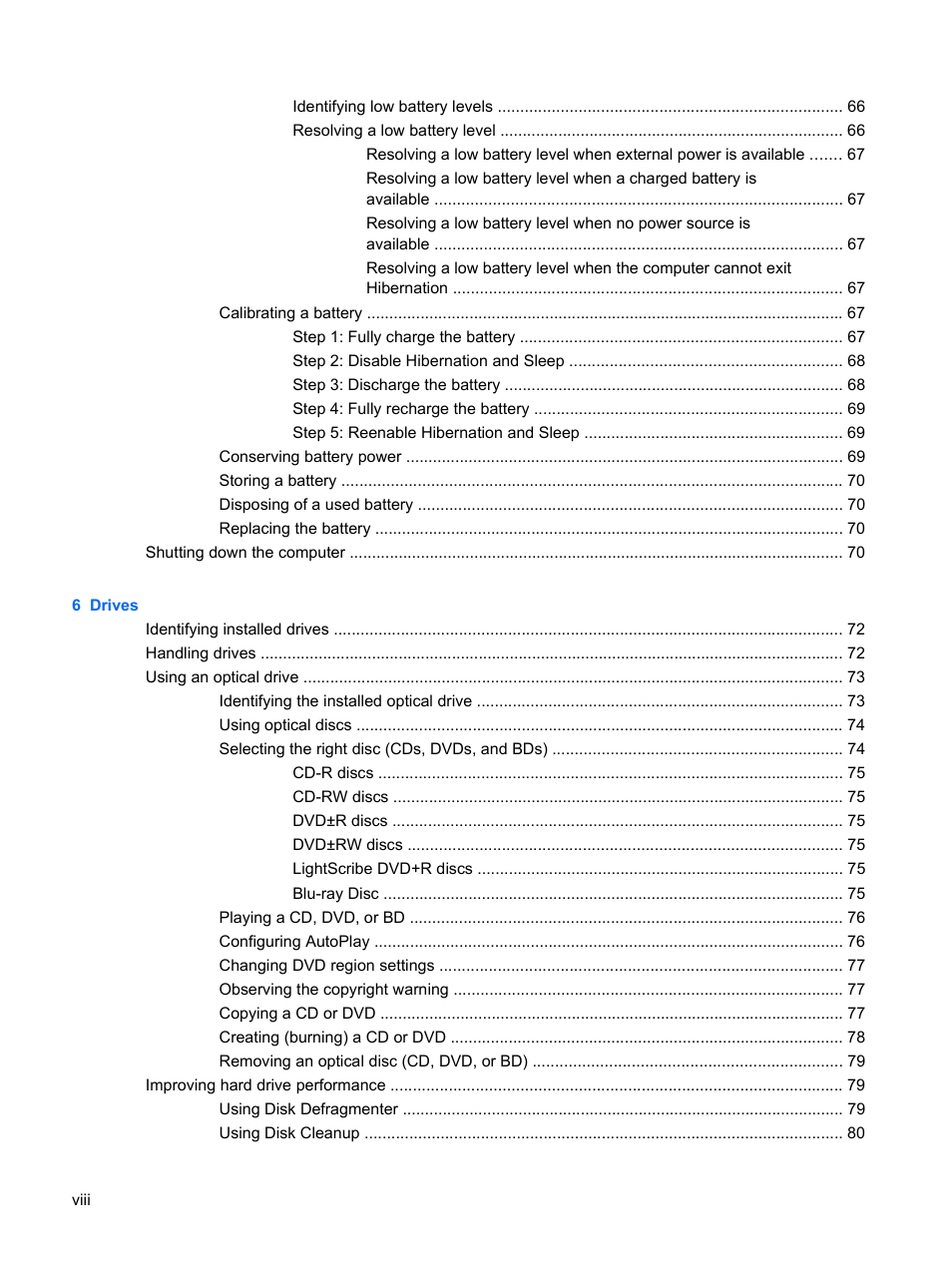 HP Pavilion dv3-2202tu Entertainment Notebook PC User Manual | Page 8 / 138