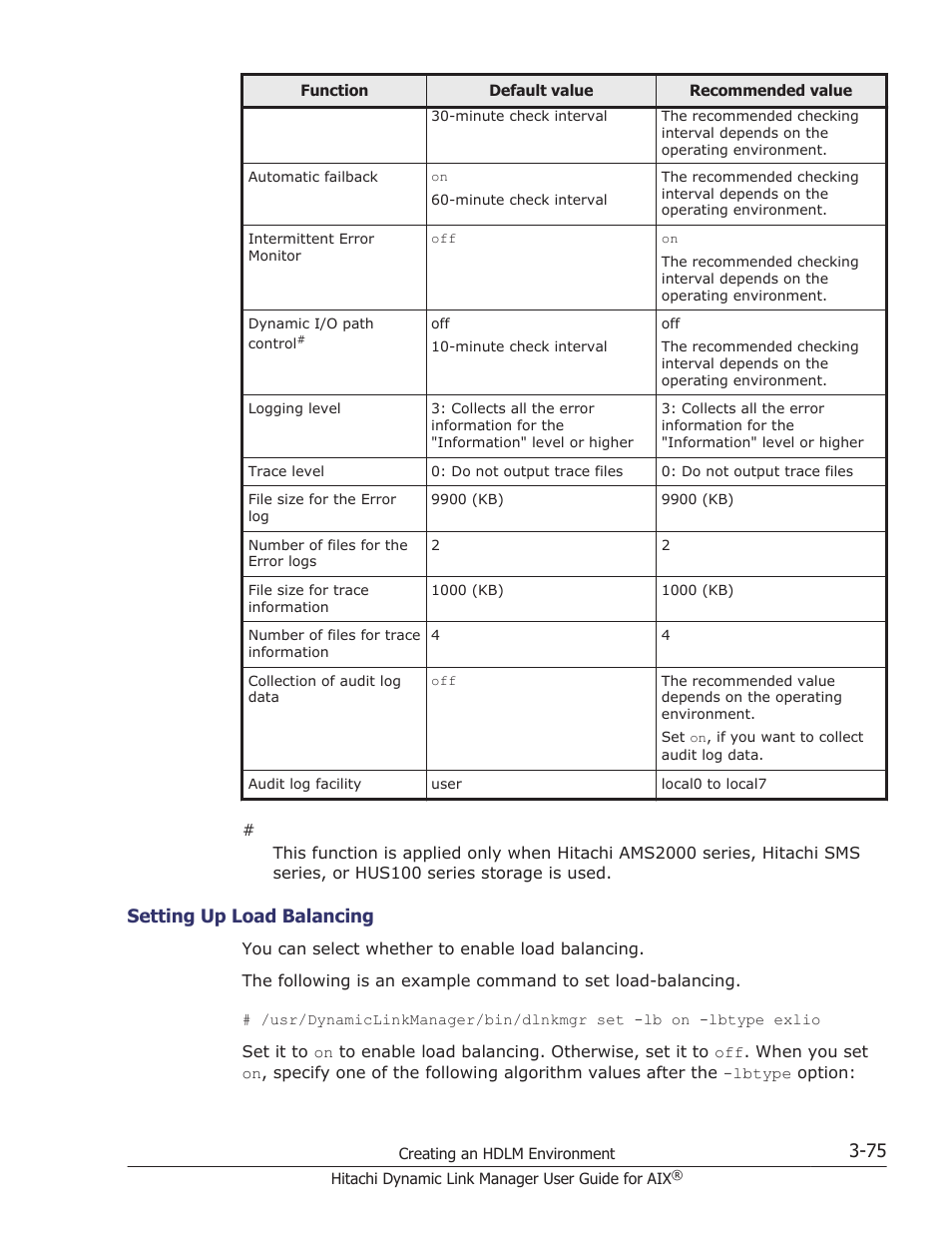 Setting up load balancing -75, Setting up load balancing | HP XP P9500 Storage User Manual | Page 141 / 494