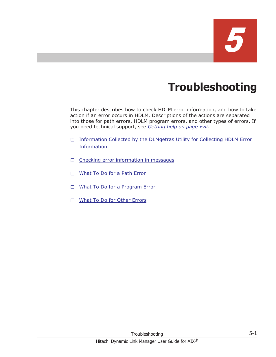 Troubleshooting, 5 troubleshooting -1, Chapter 5, troubleshooting on | HP XP P9500 Storage User Manual | Page 205 / 494