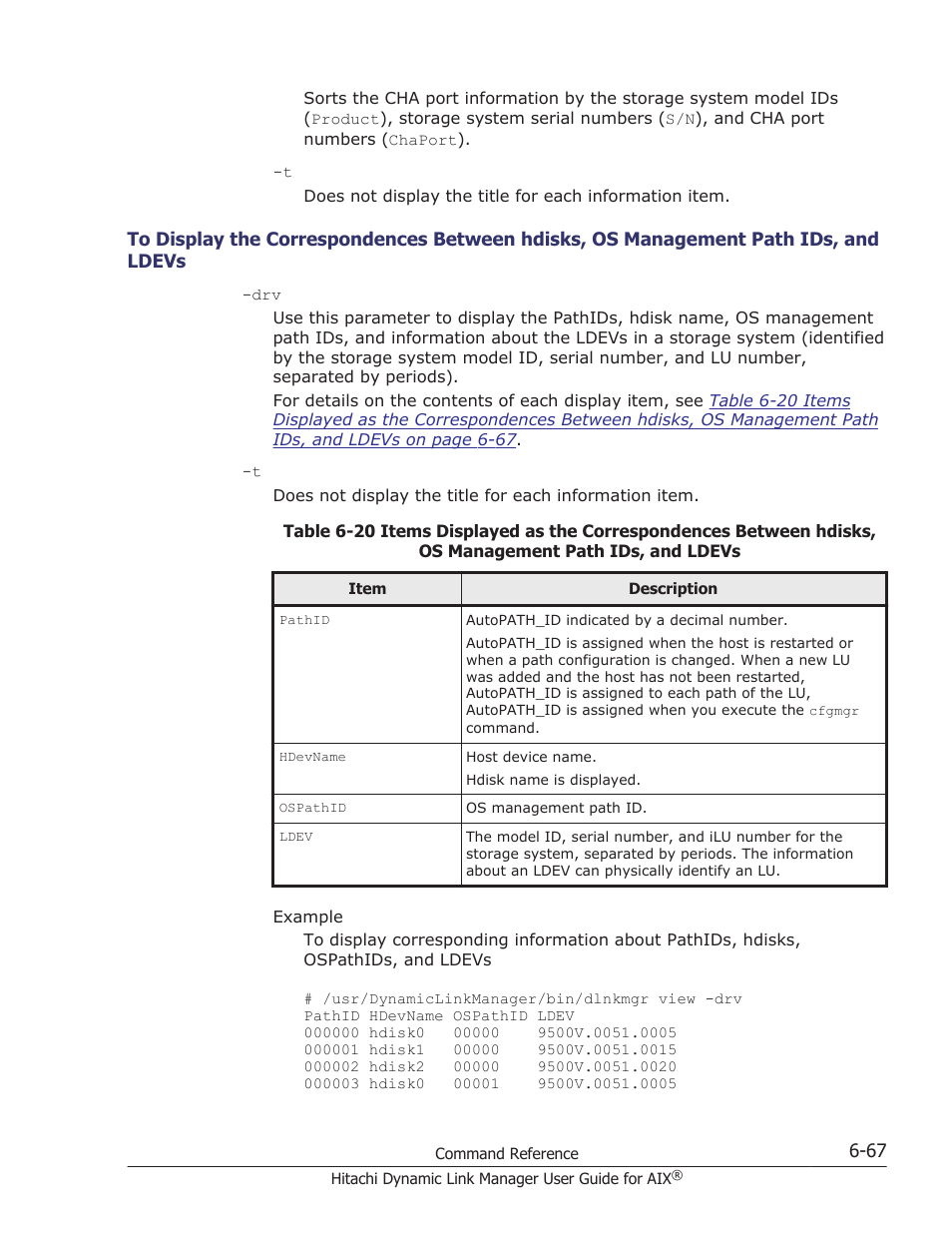 And ldevs -67 | HP XP P9500 Storage User Manual | Page 279 / 494