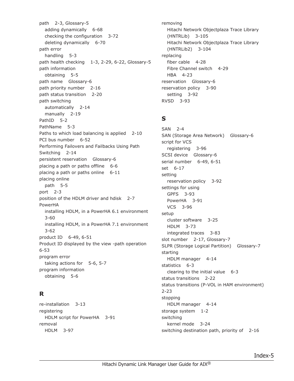 Index-5 | HP XP P9500 Storage User Manual | Page 491 / 494