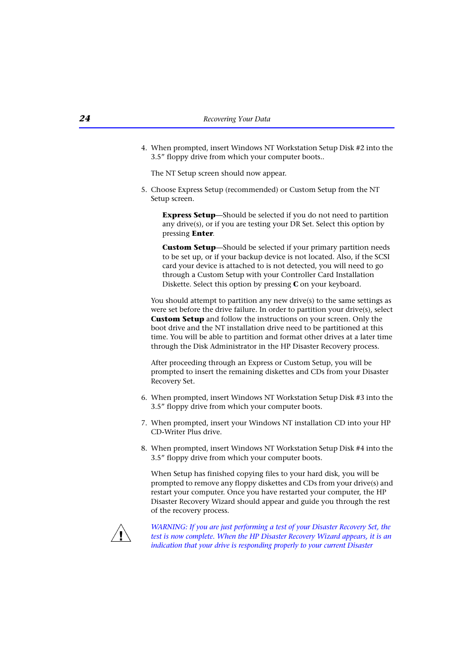 HP CD-Writer Plus Internal 9200i Drive User Manual | Page 24 / 40