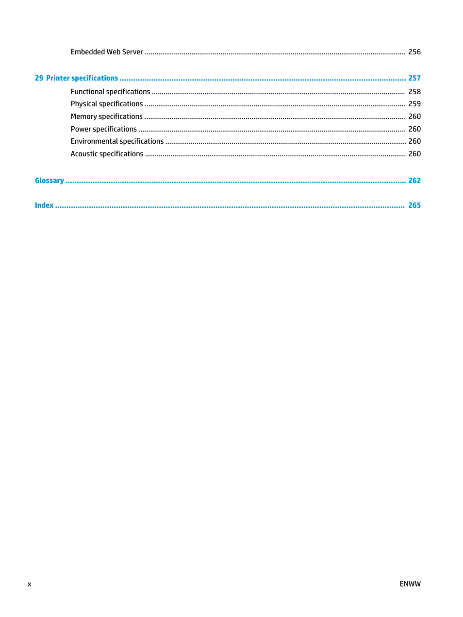 HP Designjet T3500 Production eMFP User Manual | Page 10 / 278