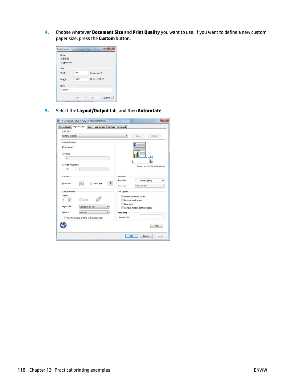 HP Designjet T3500 Production eMFP User Manual | Page 128 / 278