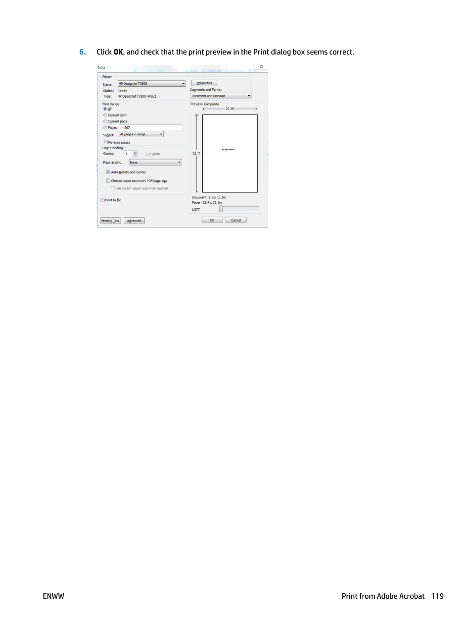 HP Designjet T3500 Production eMFP User Manual | Page 129 / 278