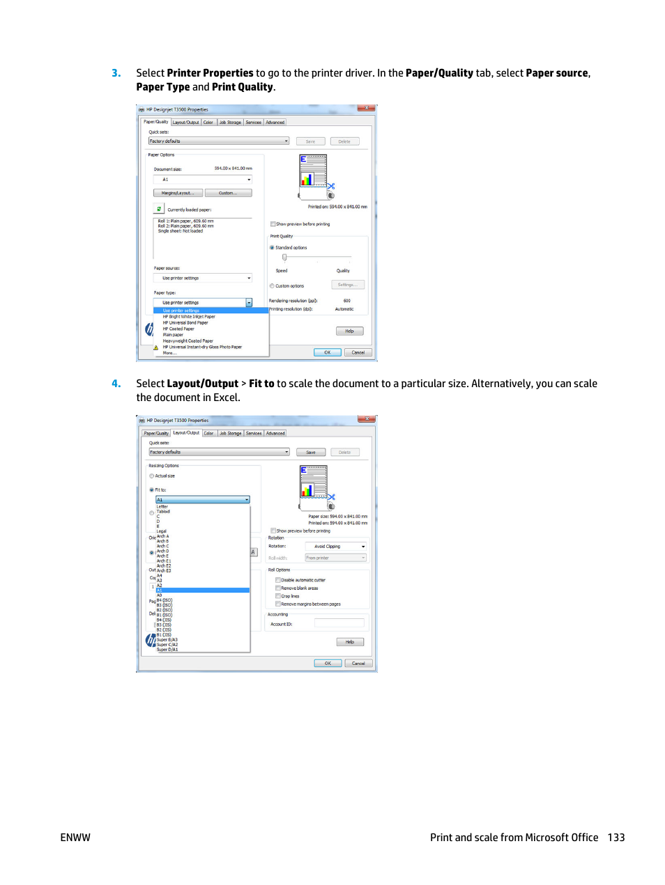 HP Designjet T3500 Production eMFP User Manual | Page 143 / 278