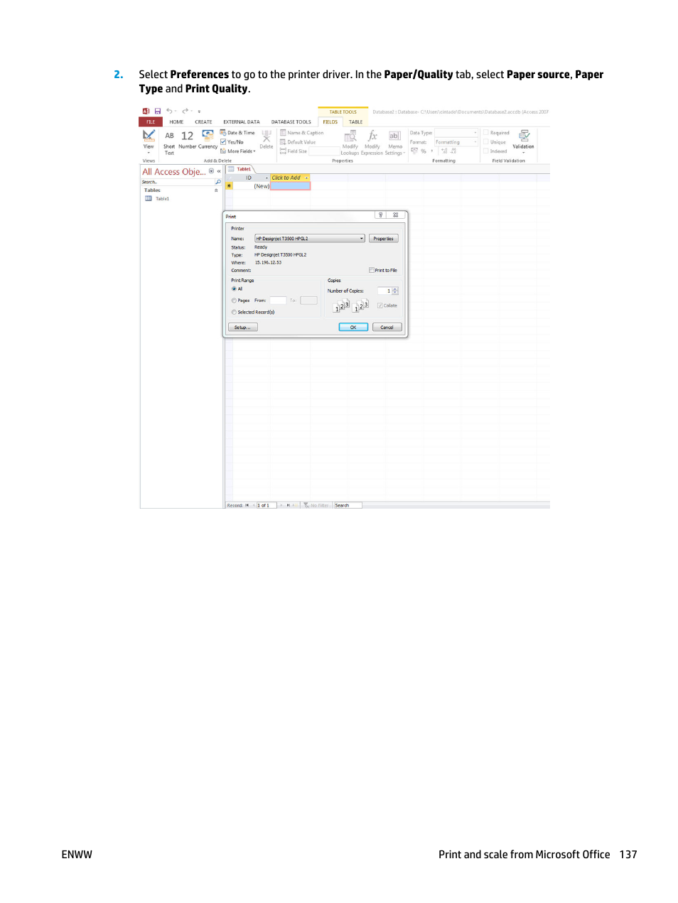 HP Designjet T3500 Production eMFP User Manual | Page 147 / 278