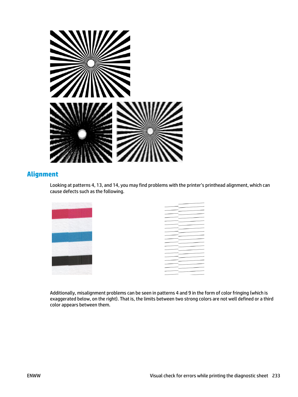 Alignment | HP Designjet T3500 Production eMFP User Manual | Page 243 / 278