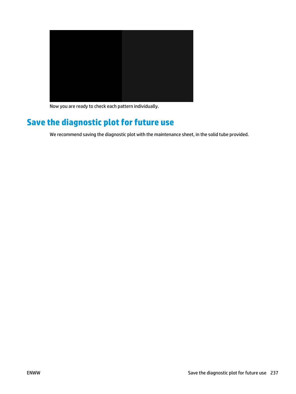 Save the diagnostic plot for future use | HP Designjet T3500 Production eMFP User Manual | Page 247 / 278